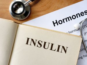 Insulin in Buch geschrieben bei Entsehung von Typ 2 Diabetes