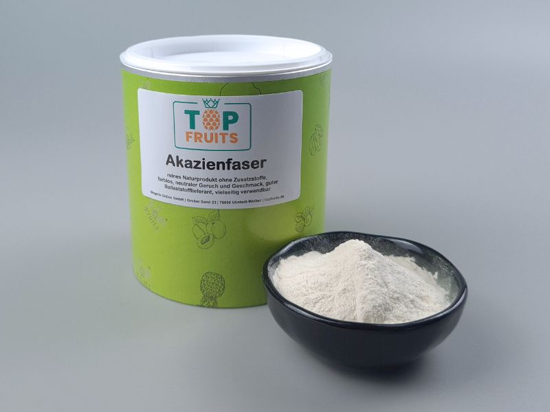 Akazienfaser (Gummi arabicum), gemahlen - 450g, vegan, geschmacksneutrales Bindemittel