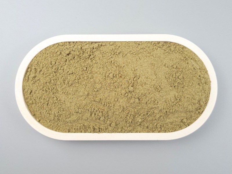 Bitterpulver Plus in der Schale von oben