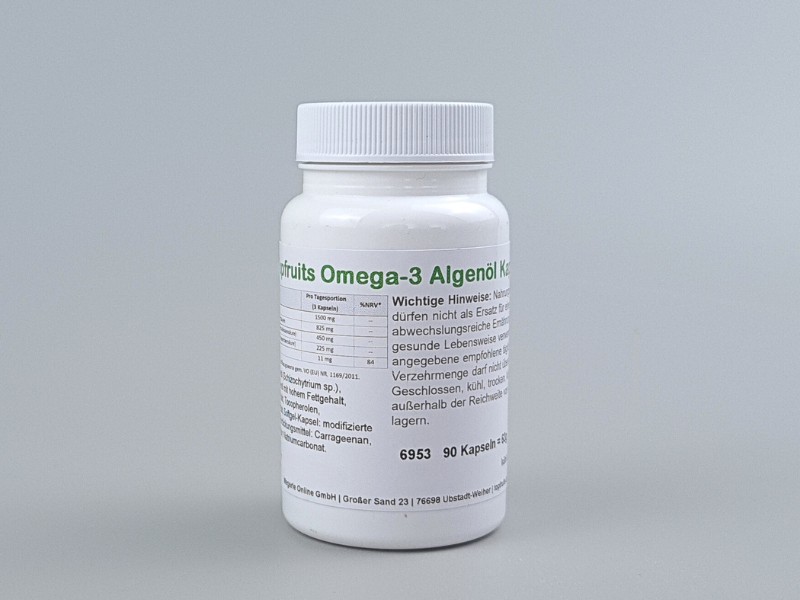 Algenöl Kapseln Forte Omega-3, 90 vegane Kapseln