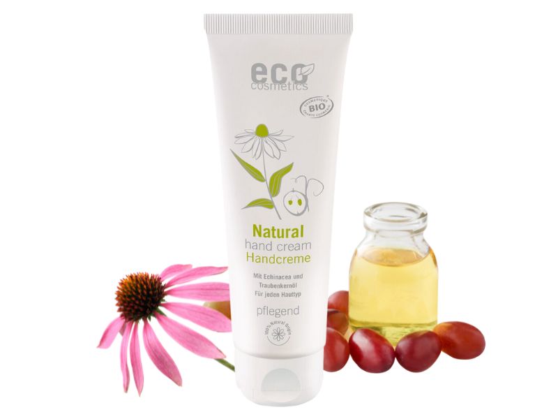 Eco Cosmetics - Bio Handcreme - 125ml -  mit Echinacea und Traubenkernöl
