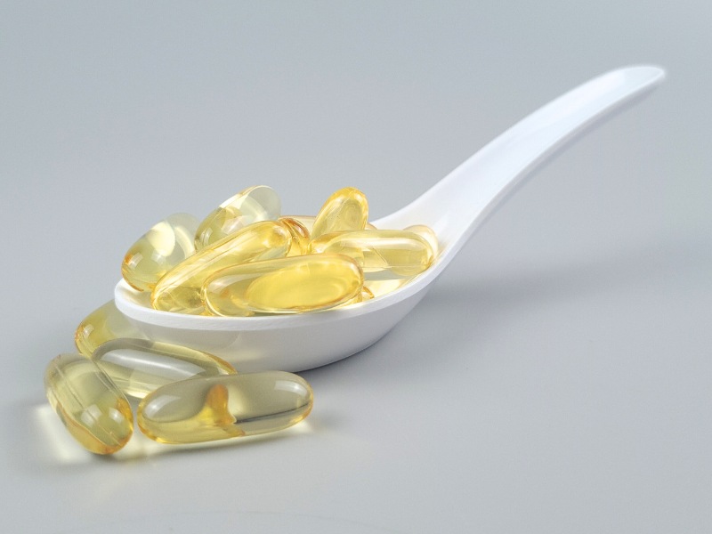 Omega 3 Fischöl Kapseln Löffel