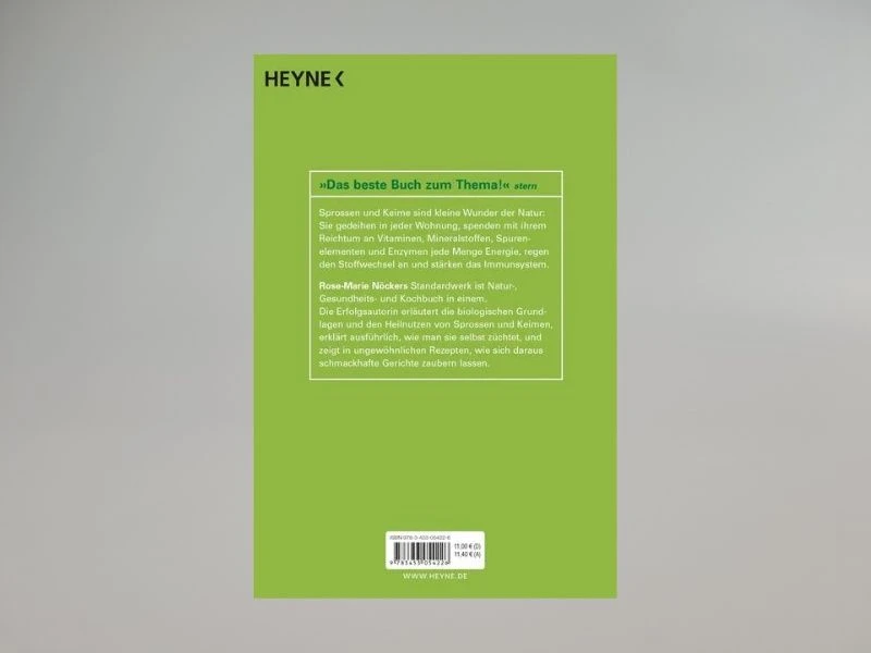 Buch Sprossen und Keime Rückseite