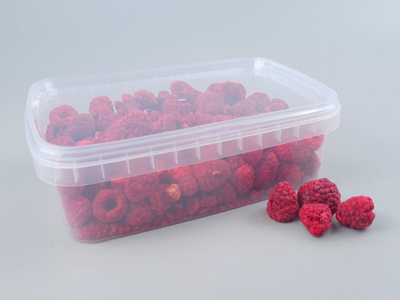 gefriergetrocknete-himbeeren-verpackung Gefriergetrocknete Himbeeren in der Verpackung