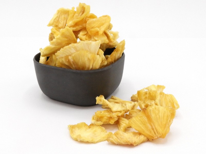 Getrocknete Ananas Stücke bio