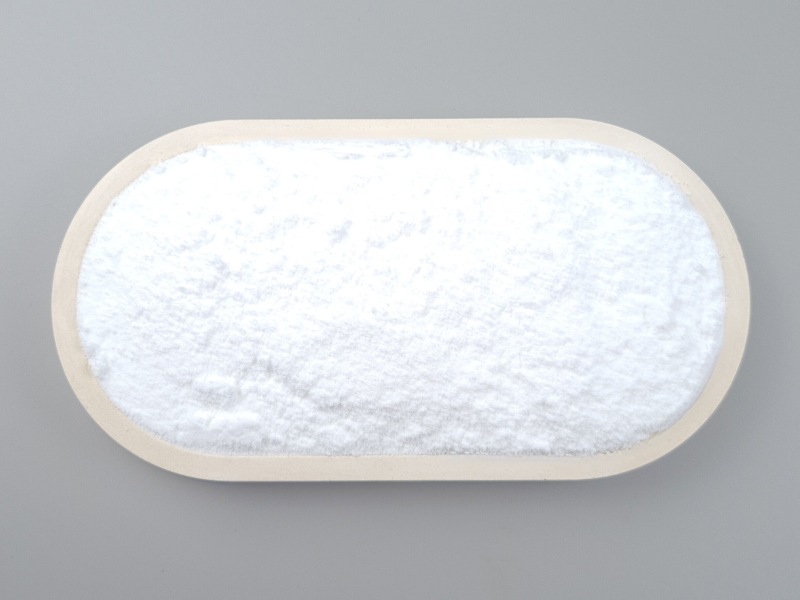 Magnesium Hydrogencitrat in der Schale von oben