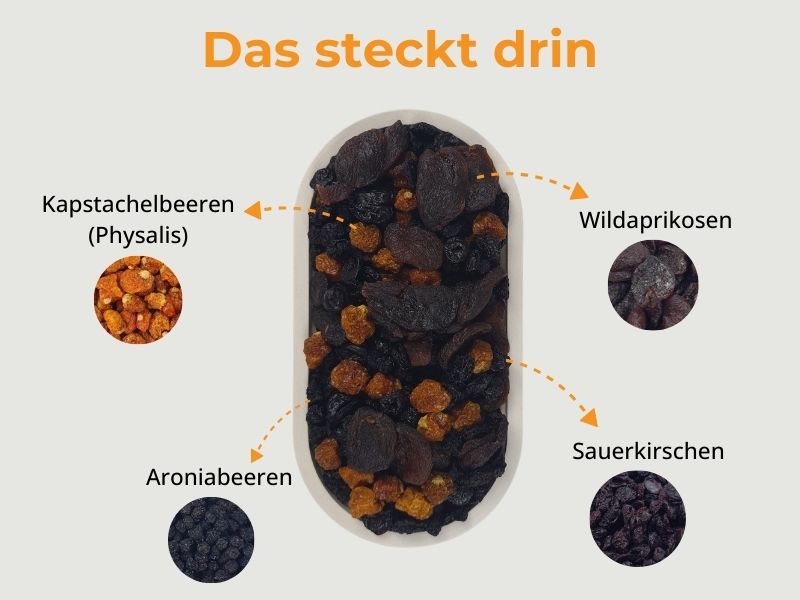 Sauerpower - Vitalfrucht-Mix - Das steckt drin
