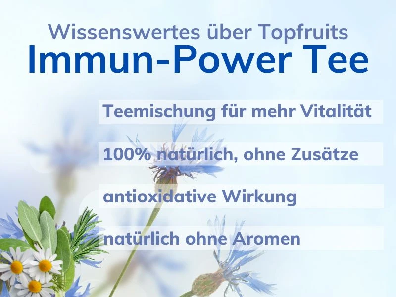 Immuntee auf einen Blick