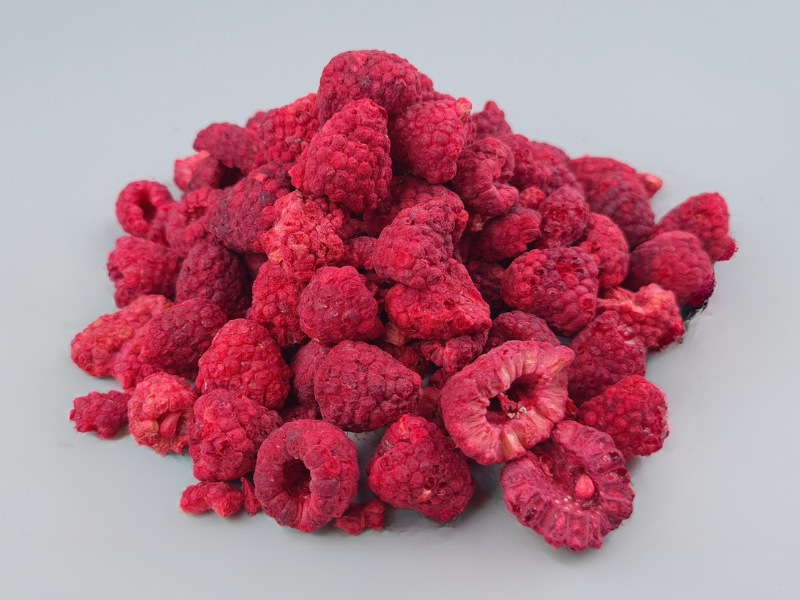 gefriergetrocknete-himbeeren-lose Gefriergetrocknete Himbeeren lose