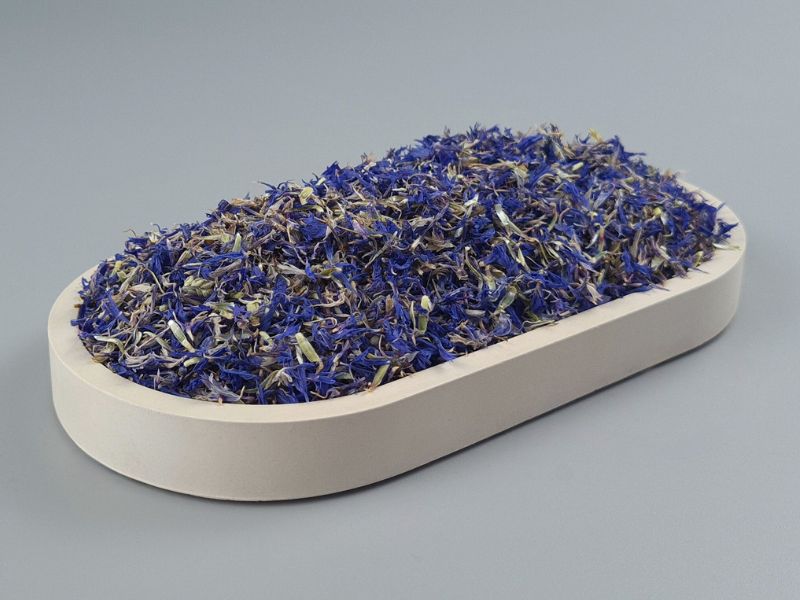 Kornblumenblütenblätter Blau, Bio, ohne Kelch  (Centaurea cyanus L.)