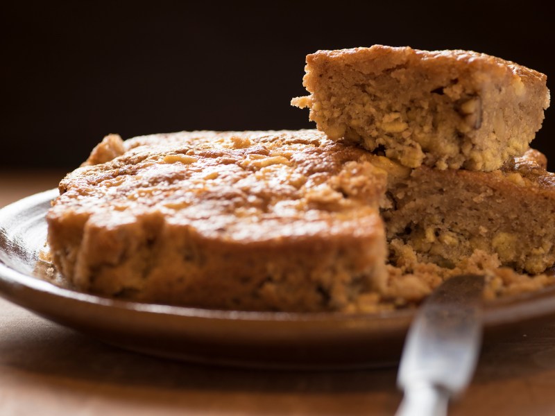 Bio Walnussmehl Apfelkuchen