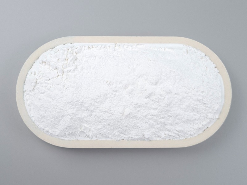 Bio Tapiokastärke in einer Schale von oben