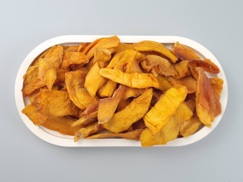 Mangostücke Brooks in Schale von oben