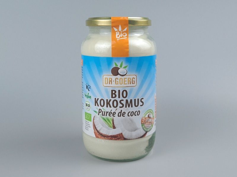 Bio-Kokosmus, natur von Dr. Goerg  -  biokbA - 1000g Glas - 100% Kokosnuss