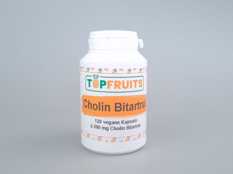 Cholin Kapseln kaufen | 390mg Cholin Bitartrat | vegan | Topfruits