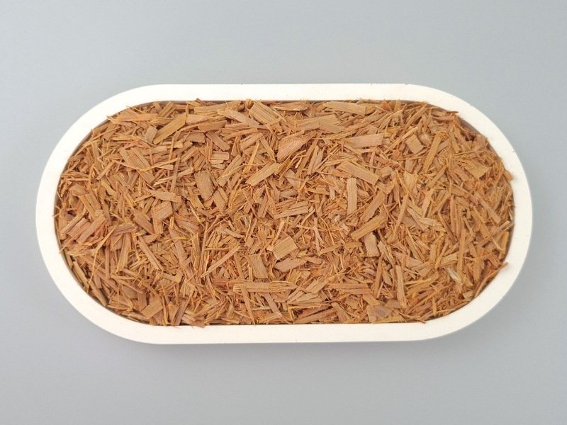 Katzenkralle Tee in Schale von oben