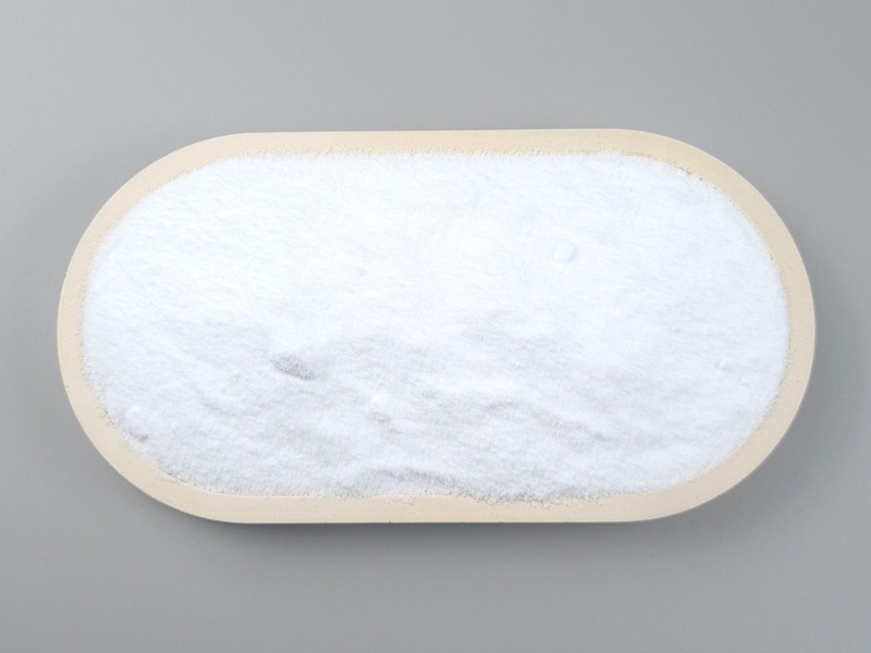 Xylit Birkenzucker in einer Schale von oben