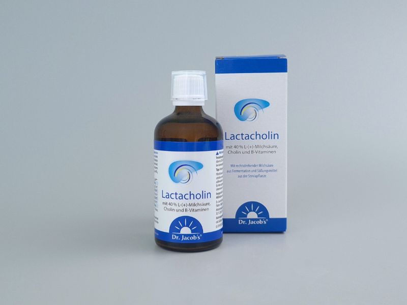 LACTACHOLIN, Dr. Jacobs - 100ml - 40% Rechtsmilchsäure plus B Vitamine und Cholin