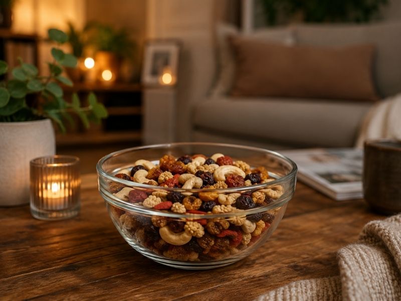 Cashew Fruchtmix als Knabbermischung
