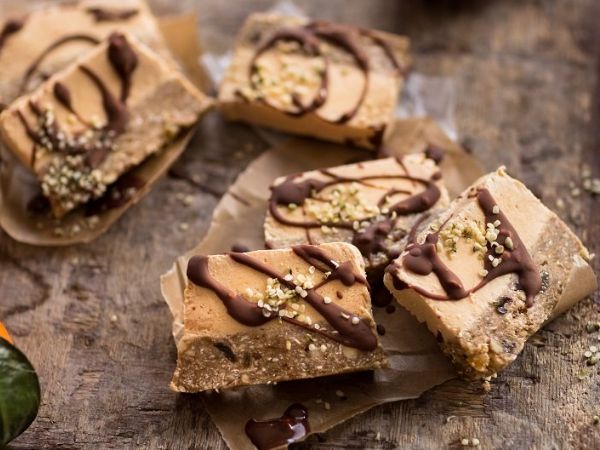 Blutorangen Kuchen Stücke 