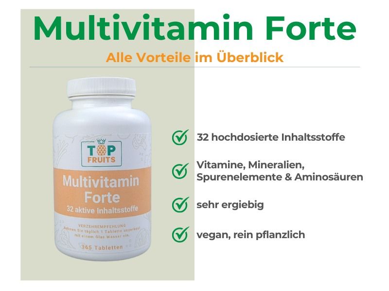 Multivitamintabletten Forte Vorteile