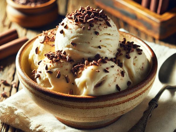 Kakao Nibs Bananen Eiscreme
