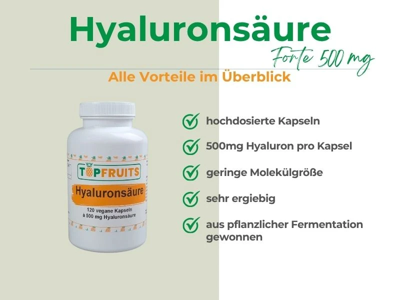 Hyaluronsäure Kapseln kaufen Vorteile