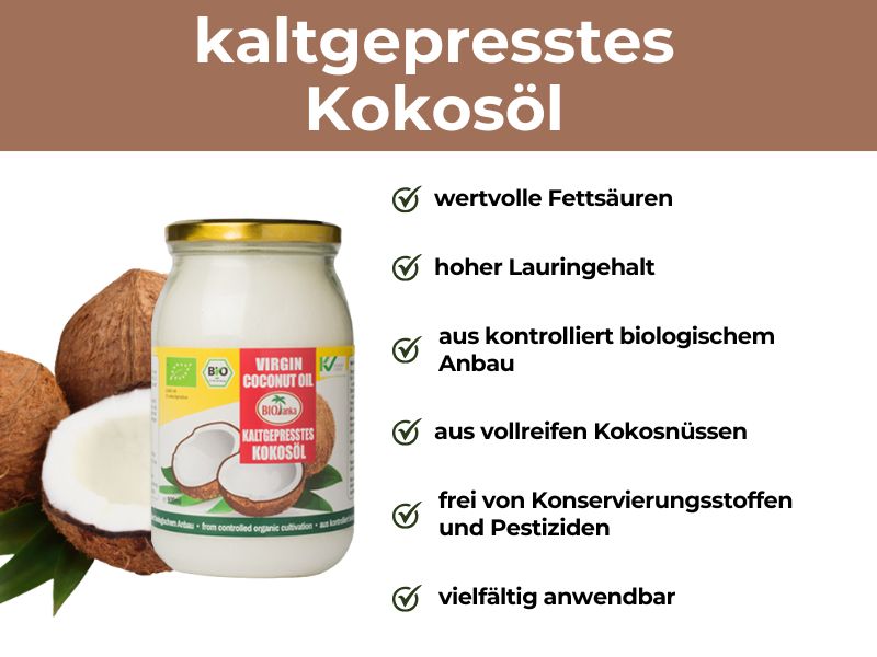 Bio Kokosöl kaltgepresst, Biolanca - Infografik