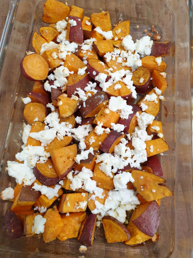 Süßkartoffeln mit Feta