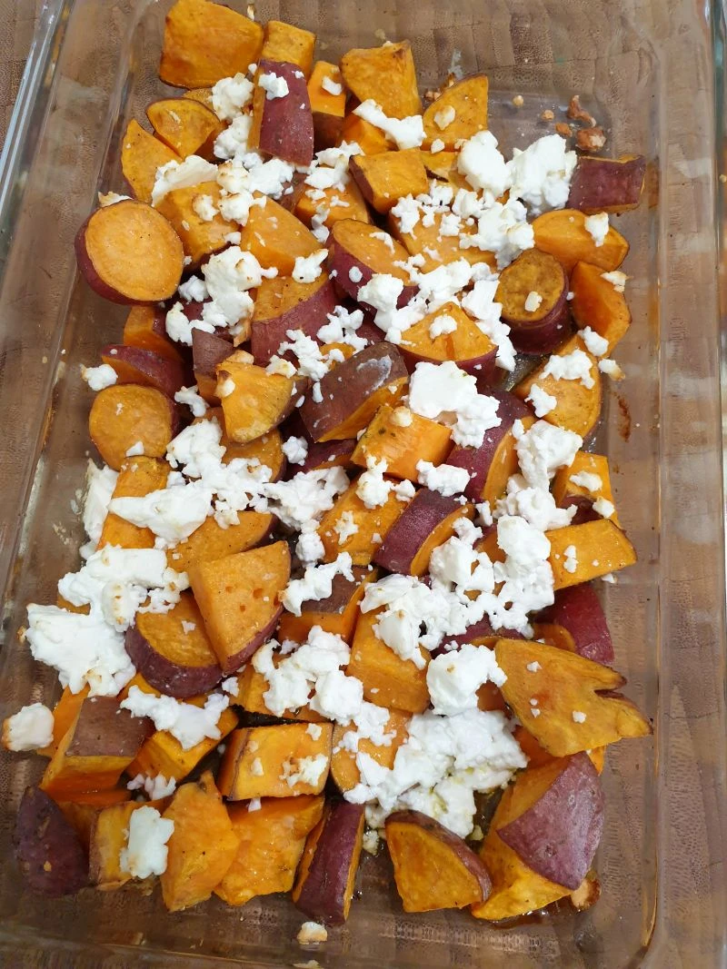 Süßkartoffeln mit Feta