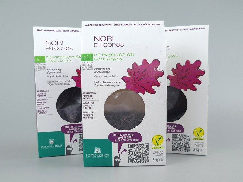 Noriflocken, Nori-Algen, bio kbA, Rohkost, 75g