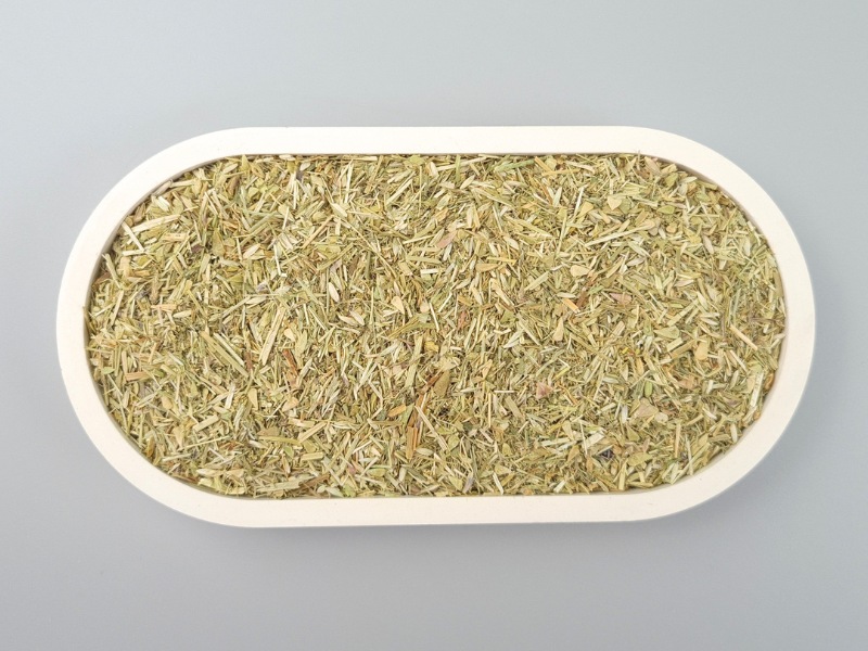 Hirtentäschelkraut Tee in Schale von oben