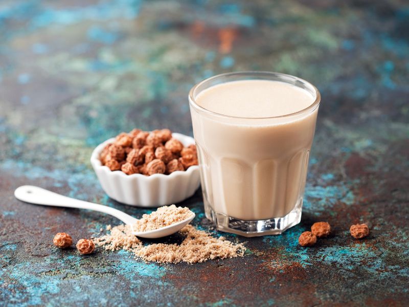 Erdmandelmehl und Erdmandelmilch