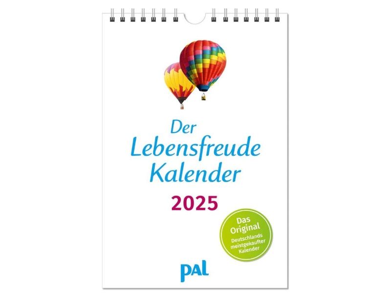 Lebensfreude Kalender 2025 PAL Verlag - Erbauung für das ganze Jahr - Topseller