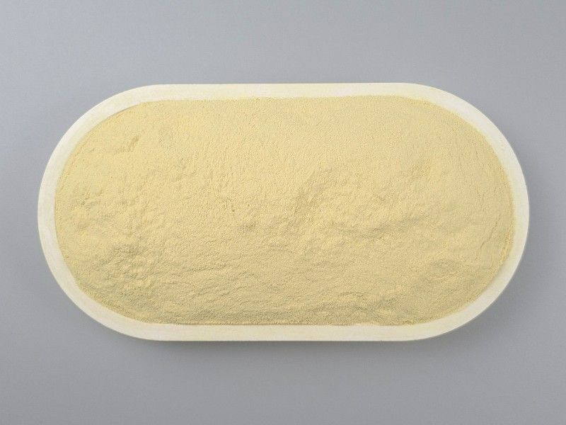 Quercetin-Baobab-Pulver in Schale von oben