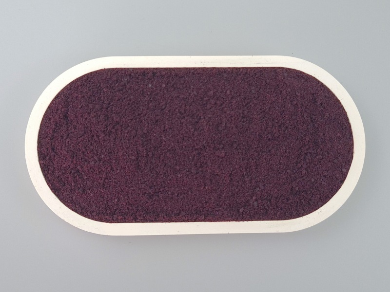 Bio Acaipulver in einer Schale von oben