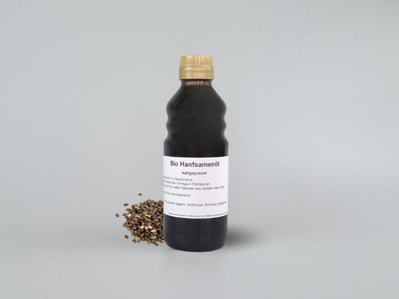 Bio Hanföl, kaltgepresst, natur - Bio KbA