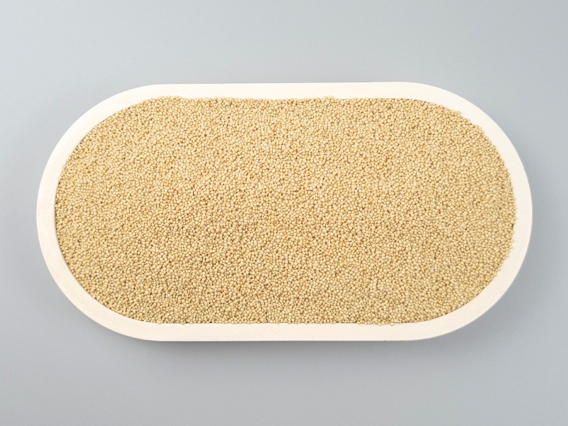 Bio Amaranth in einer Schale von oben