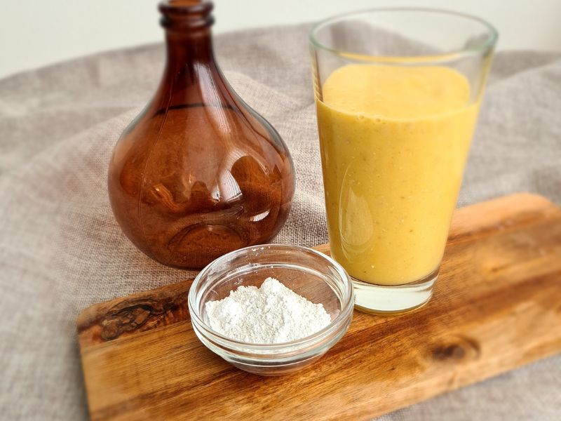 dolomit-pulver-mit-smoothie