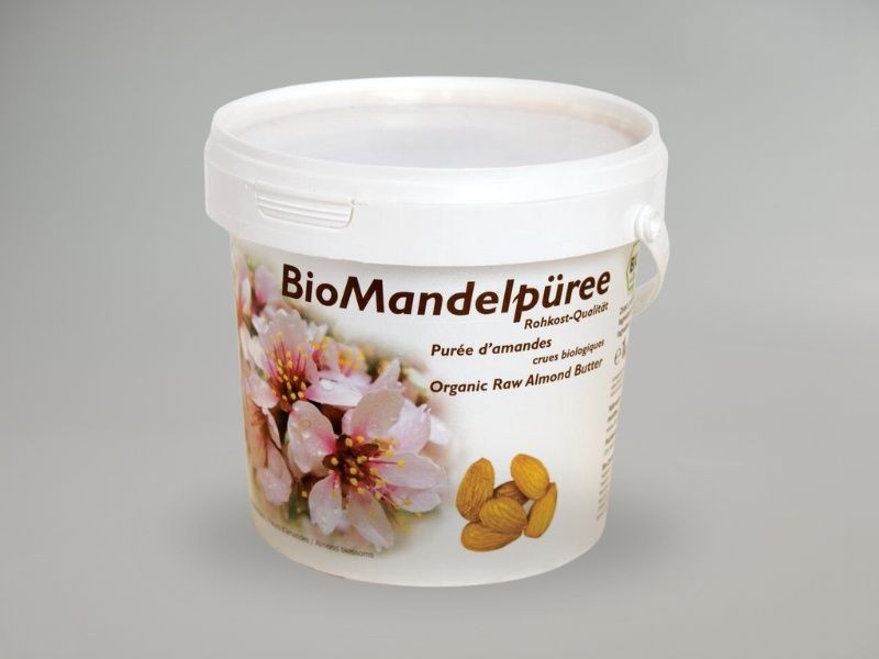 Mandelpüree Soyana, Mandelmus, Bio kbA, kalt verarbeitet - Rohkostqualität