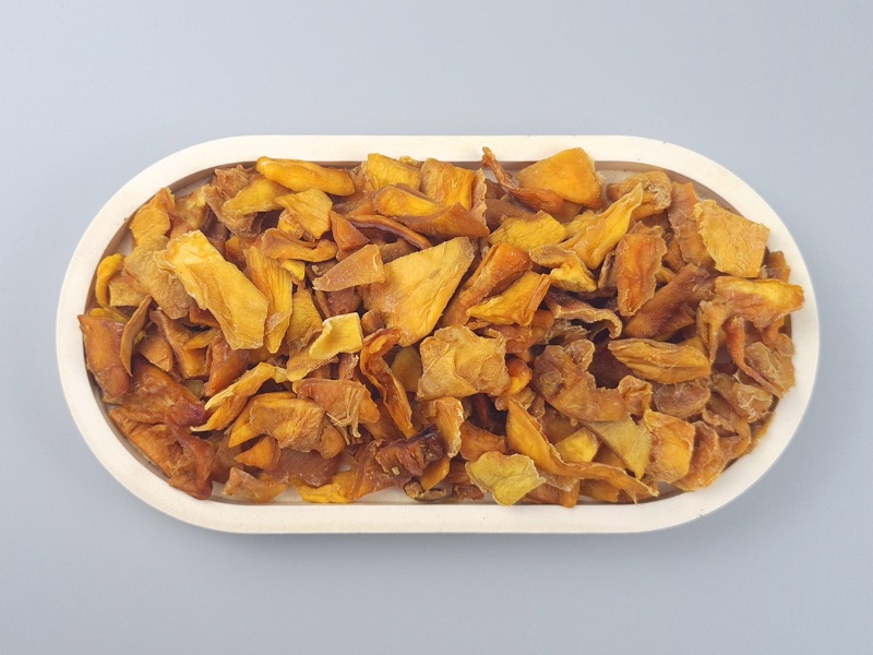 mangowuerfel-schale-oben Bio Mangowürfel in einer Schale von oben