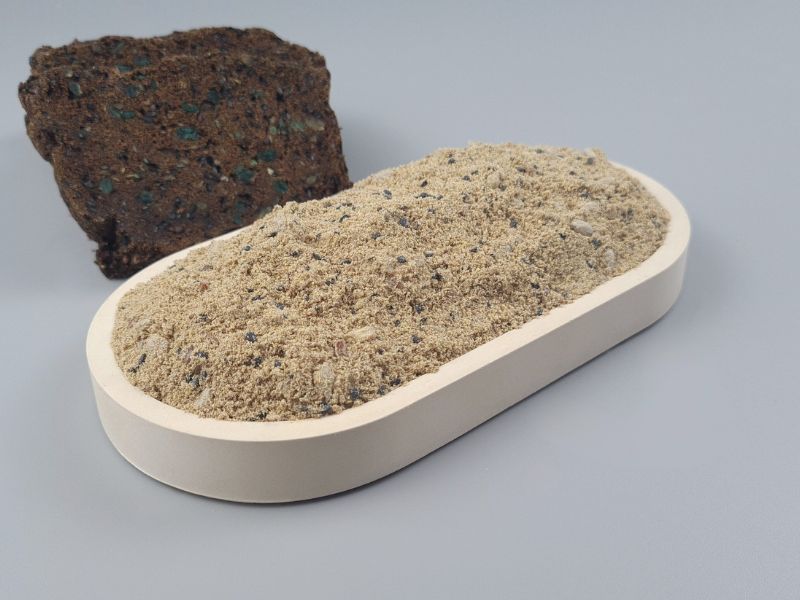 Keto Brot Backmischung ohne Getreide, auf Basis von teilentöltem Leinsamen- und Süßlupinenmehl