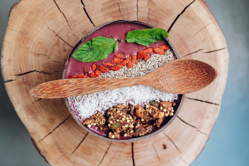 Acai Bowl mit Acai Pulver