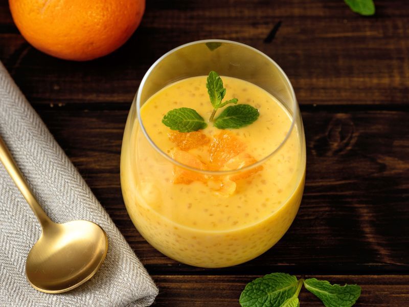 Tapiokastärke Pudding - Serviervorschlag