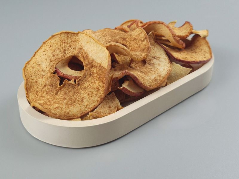 Apfelchips mit Ceylon Zimt, reine Natur, knackig getrocknet aus deutschen Äpfeln