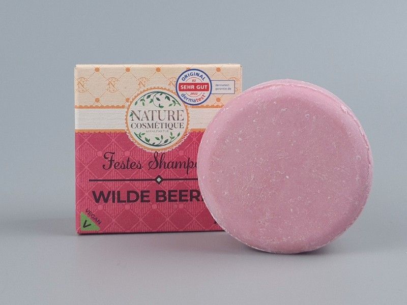 Festes Shampoo Wilde Beeren, 75 g, vegan, nachhaltig