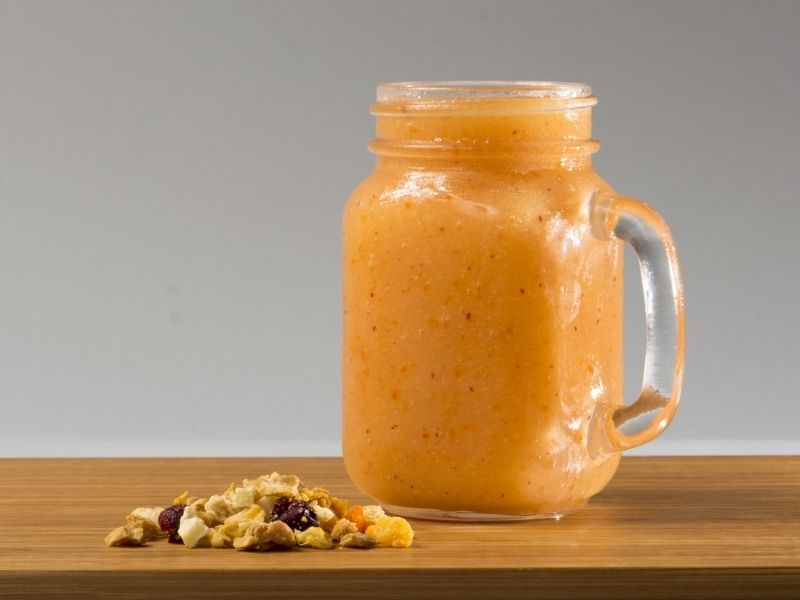 Smoothie mit Baobab Fruchtpulver