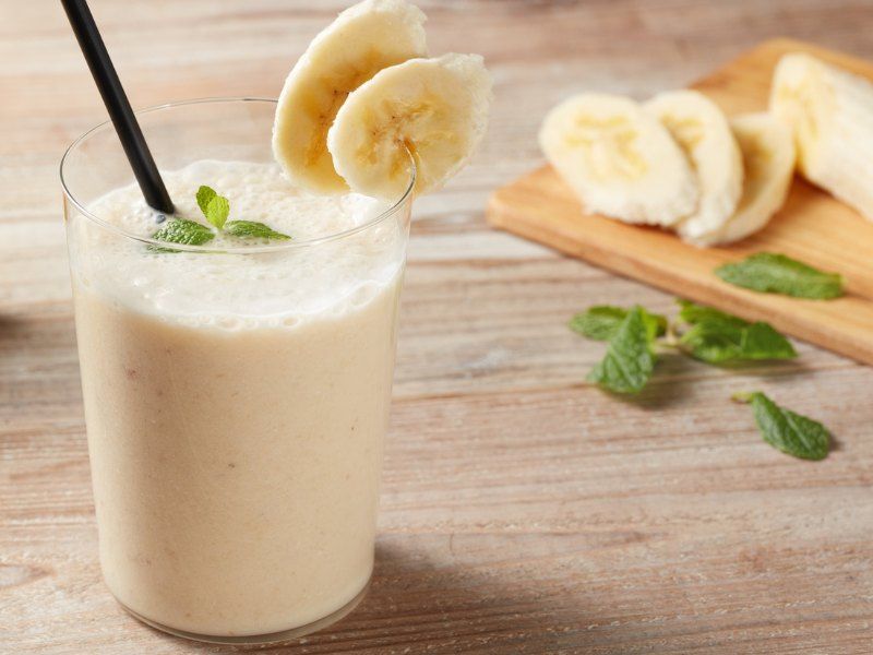 Braunhirse-Smoothie mit Banane