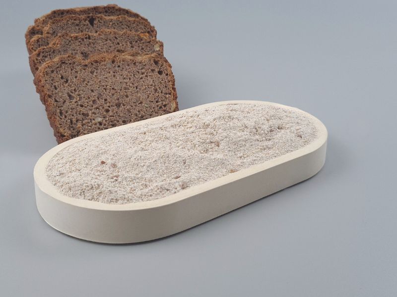 Backmischung 1000g für Vital-Nussbrot - Vollkorn mit Natursauerteig, Traubenkernmehl und Walnüsse