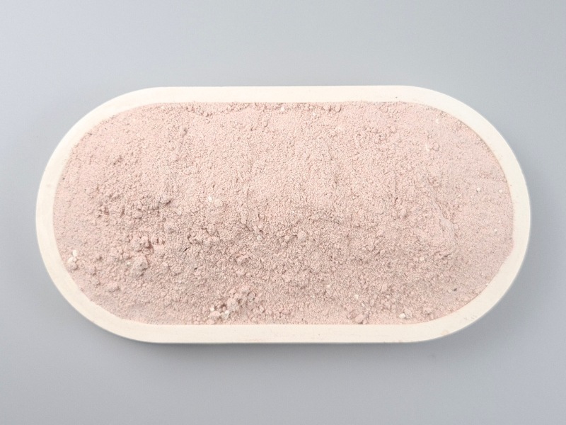Beeren Proteinmischung in einer Schale von oben
